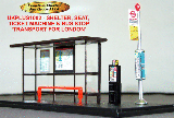 BUS SHELTER TRANSPORT FOR LONDON UKPLUS 1002